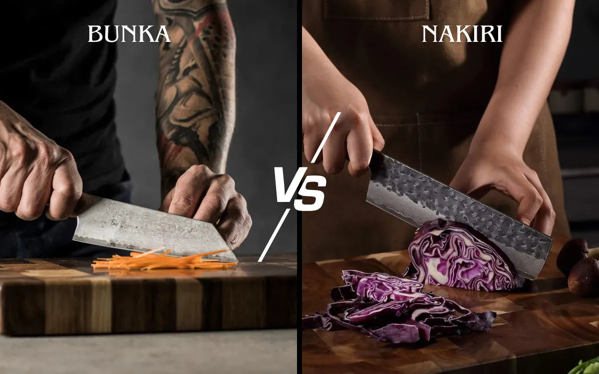 Bunka vs Nakiri Knife: A Clear Guide for Home Cooks