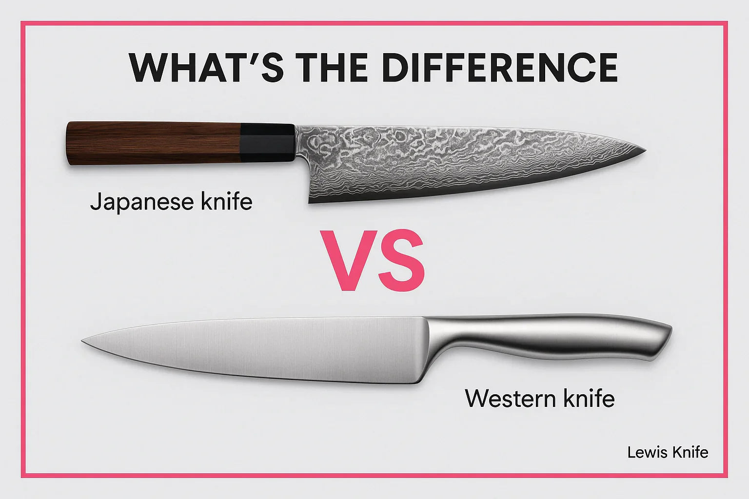 Japanese Knives vs. Western Knives: Key Differences - Lewis Knife