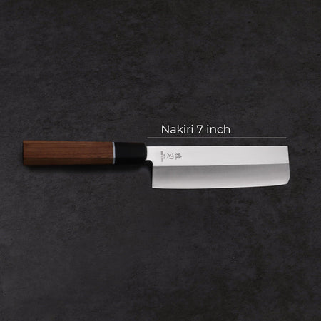 Nakiri VG-10 Rosewood Handle 180mm - Lewis Knife
