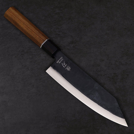 Bunka 185mm & Nakiri Blue Steel Rosewood Handle Knife Set - Lewis Knife