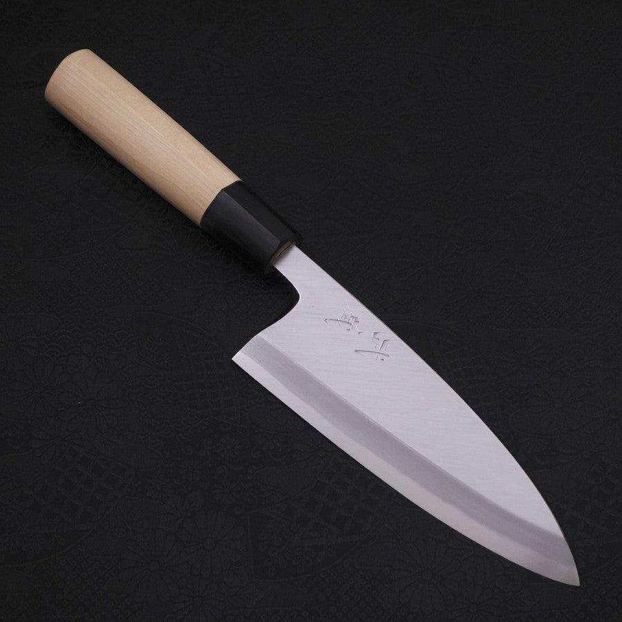 Deba White Steel #2 Kasumi Magnolia Handle 150mm - Lewis Knife