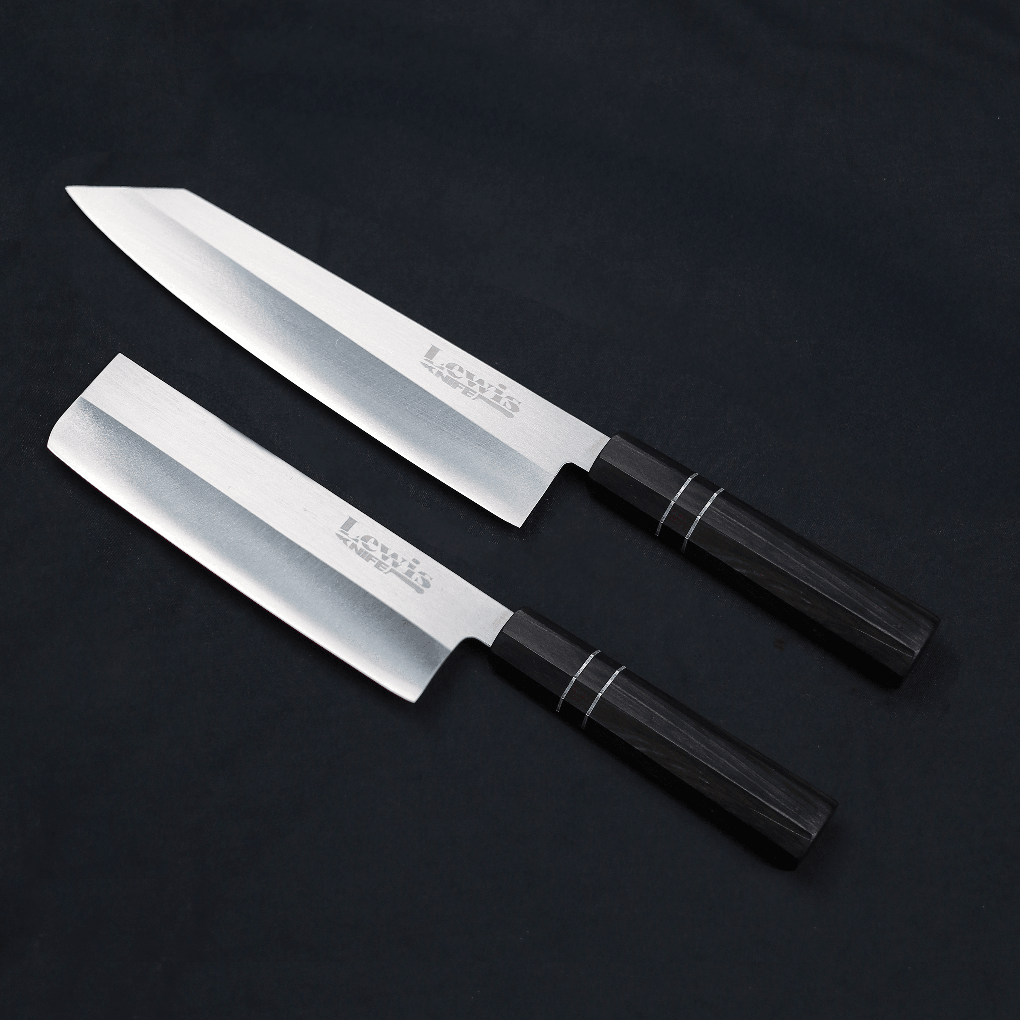 Gyuto & Nakiri VG-10 Japanese Knife Set V2 - Lewis Knife