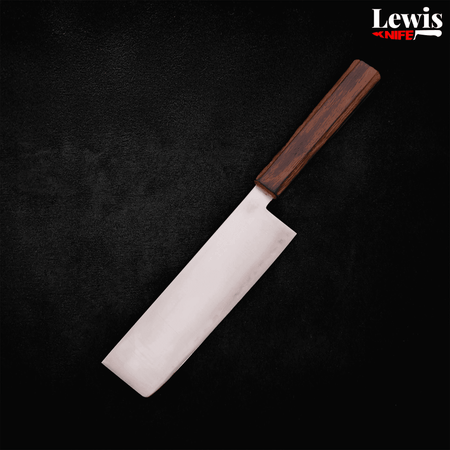Nakiri Blue Super Polished 165mm - Lewis Knife