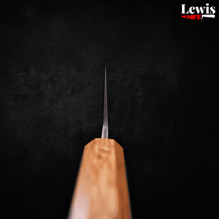 Nakiri White Steel #2 Polished 165mm - Lewis Knife
