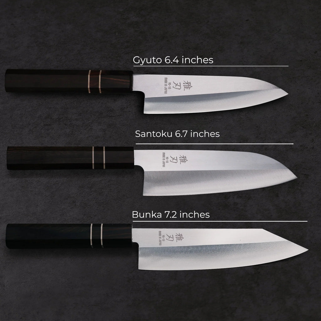3-Piece VG-10 Ebony Wood Master Series - Lewis Knife