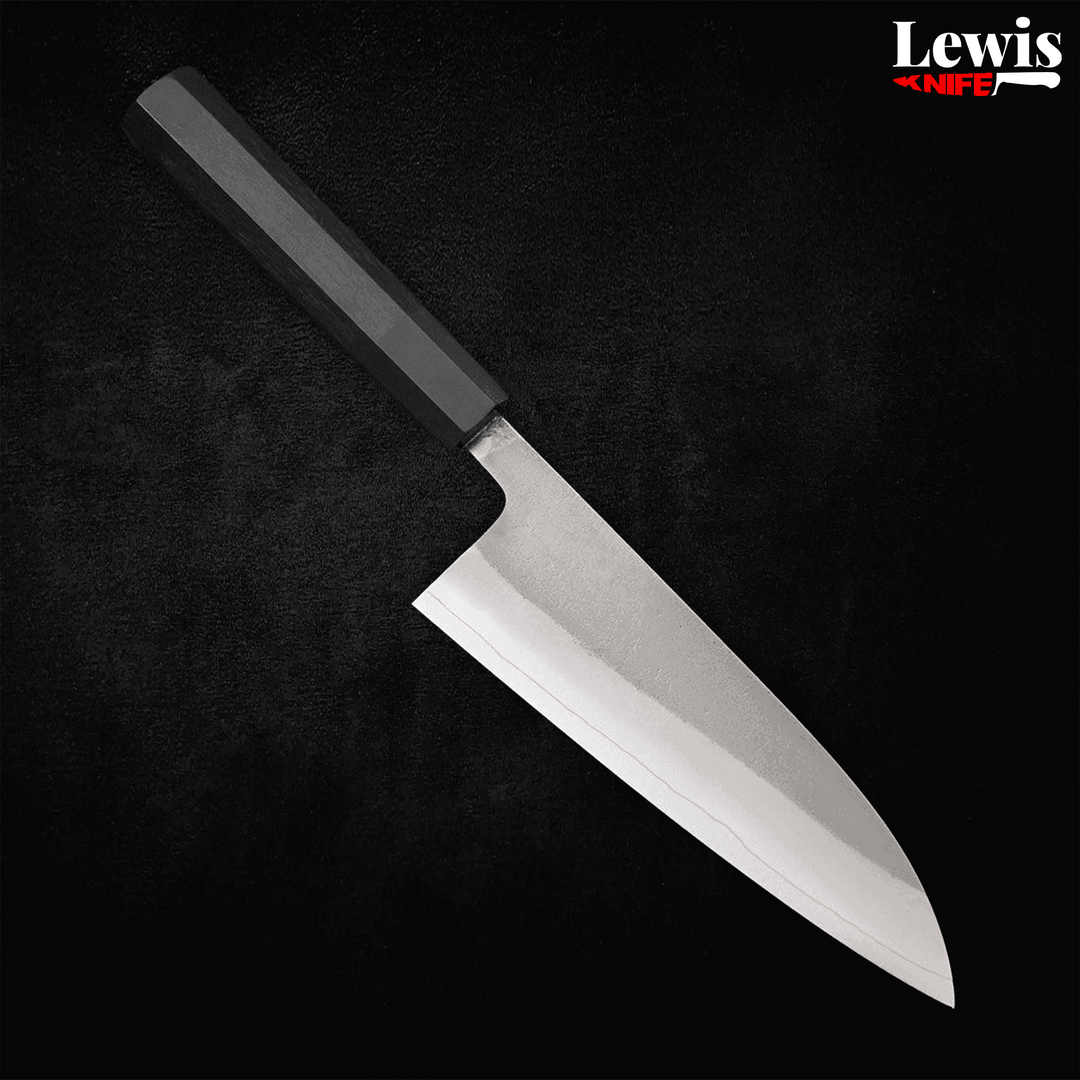 Santoku SKD11 Nashiji 165mm - Lewis Knife