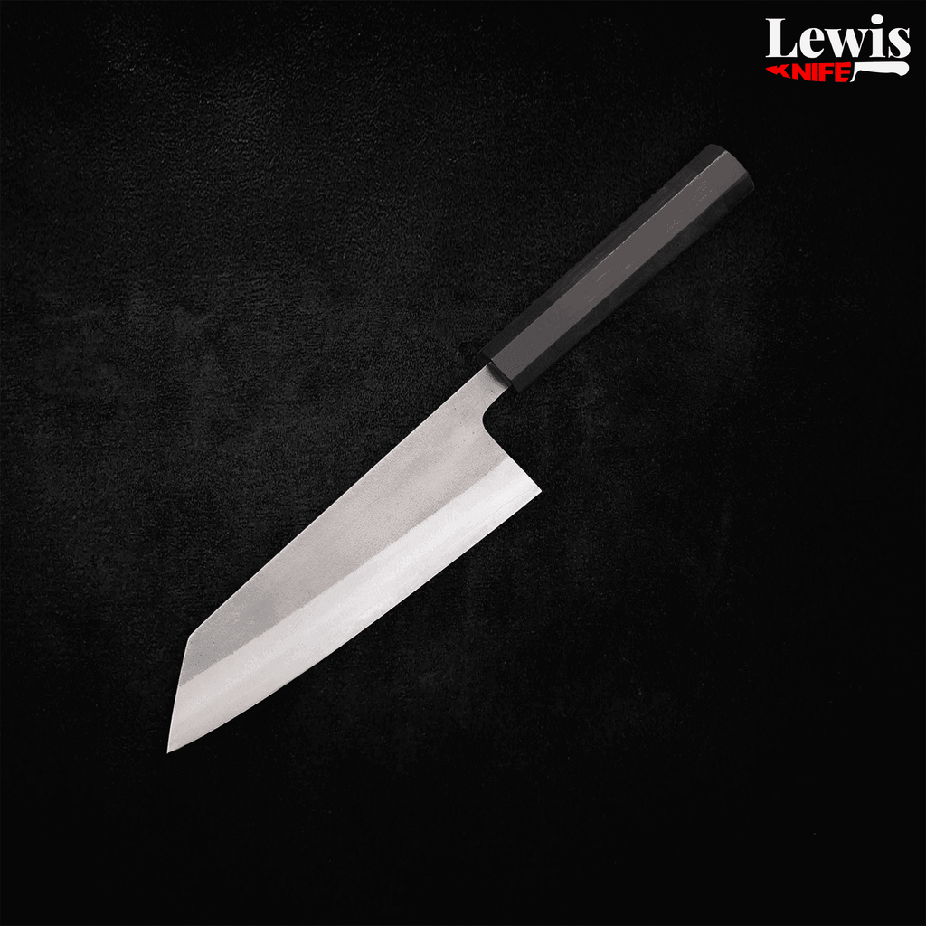 Bunka SKD11 Nashiji Buffalo Ebony Handle 165mm - Lewis Knife