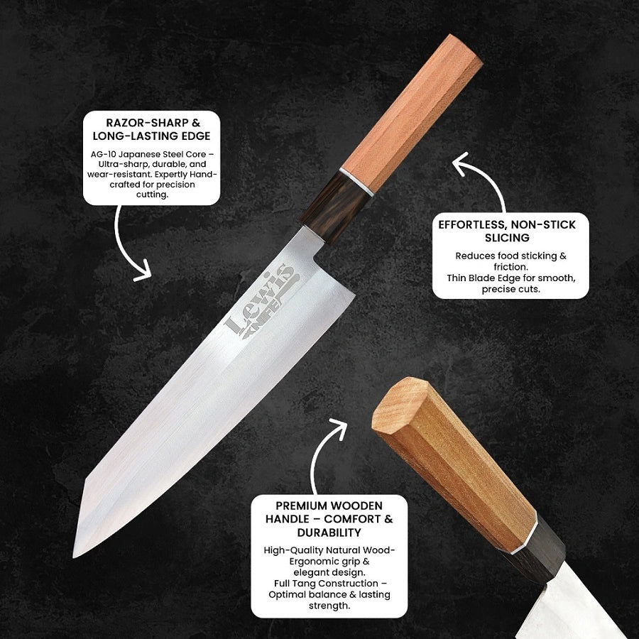 3 Piece Premium Japanese Kitchen Knife Set Lewis Knife