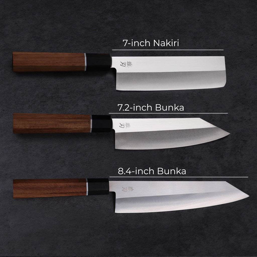3-Piece VG-10 Rosewood Handle Knife Set - Lewis Knife