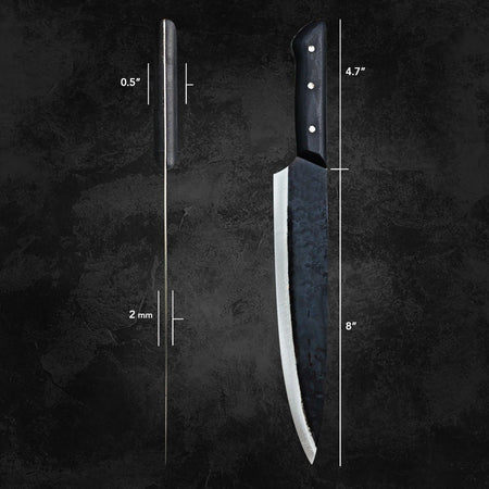 4-Piece Premium Handcrafted Chef Knife Set with Western-Style Handle - Lewis Knife