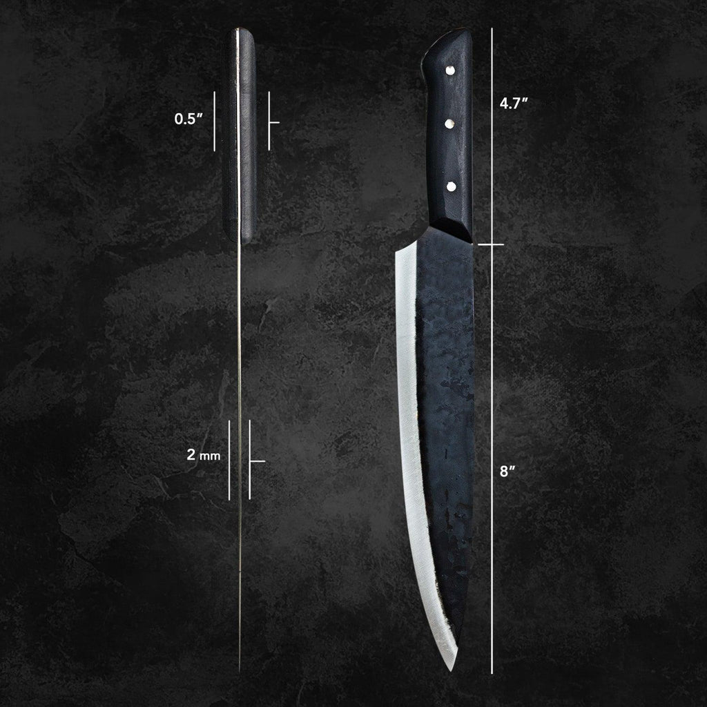 4-Piece Premium Handcrafted Chef Knife Set Western-Style Handle - Lewis Knife