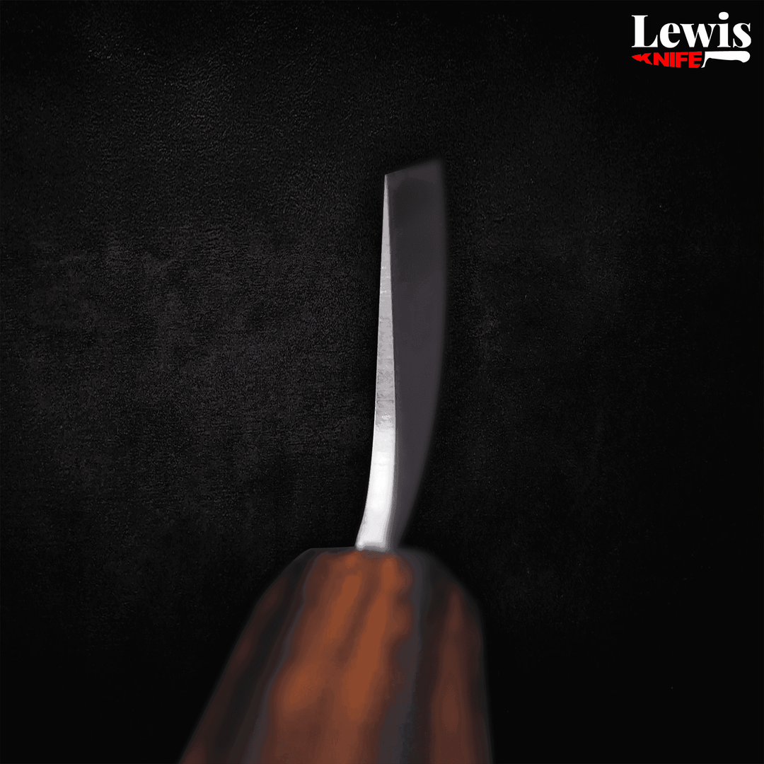 Nakiri VG-10 Damascus Sumi Urushi Handle 165mm - Lewis Knife