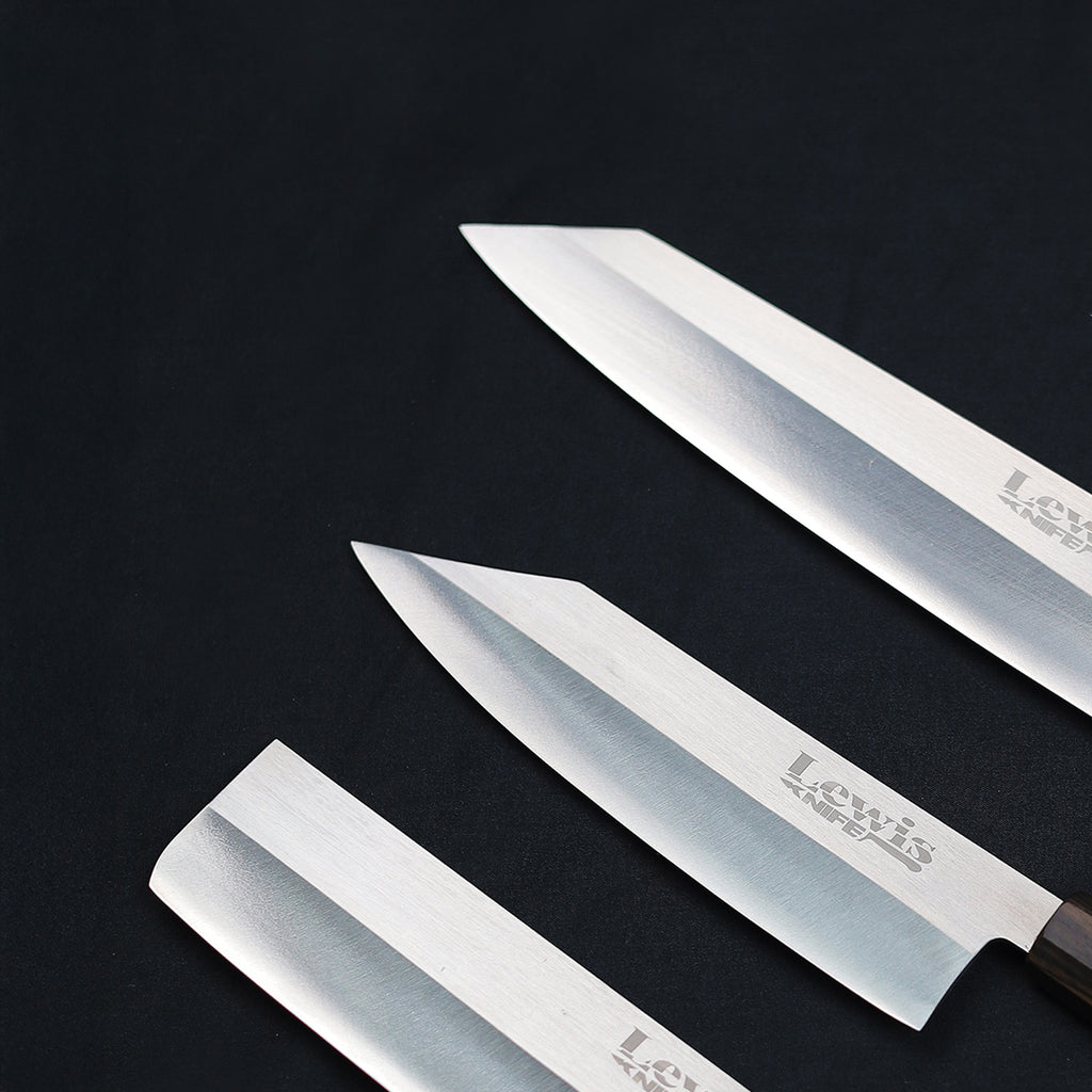 3-Piece VG-10 Japanese Knife Set V2 by Lewis Knife – Precision & Craftsmanship