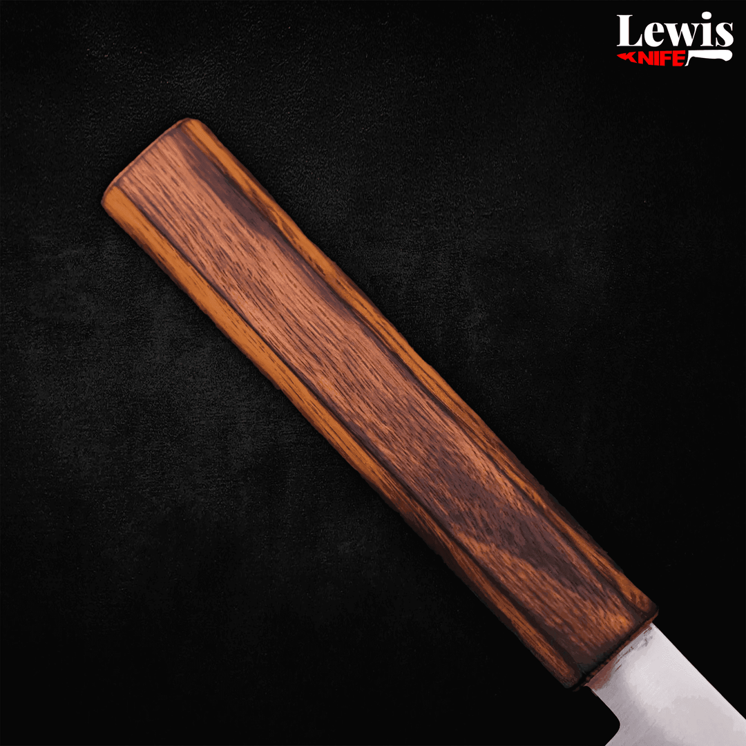 Nakiri Blue Super Polished 165mm - Lewis Knife