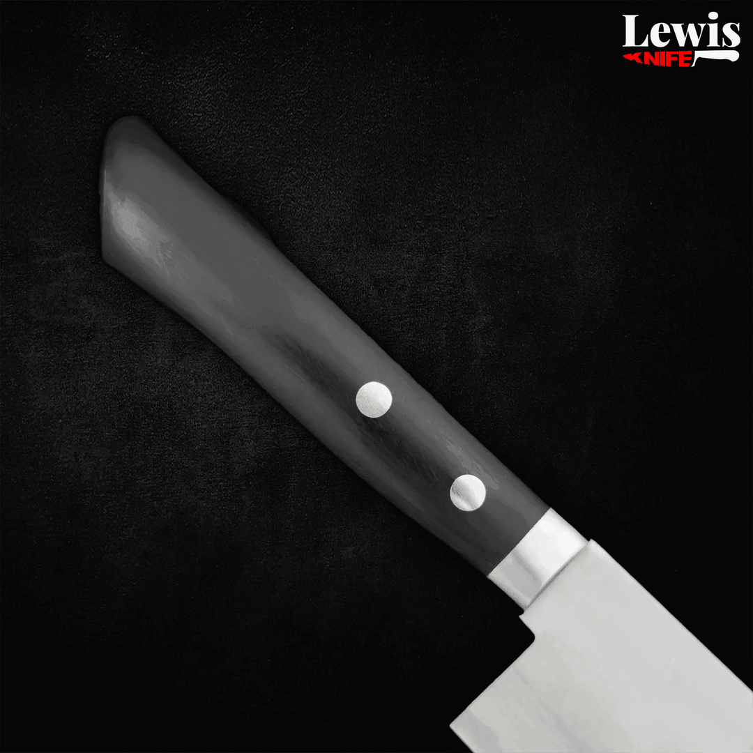 Nakiri VG-10 Damascus Western Black Handle 165mm - Lewis Knife