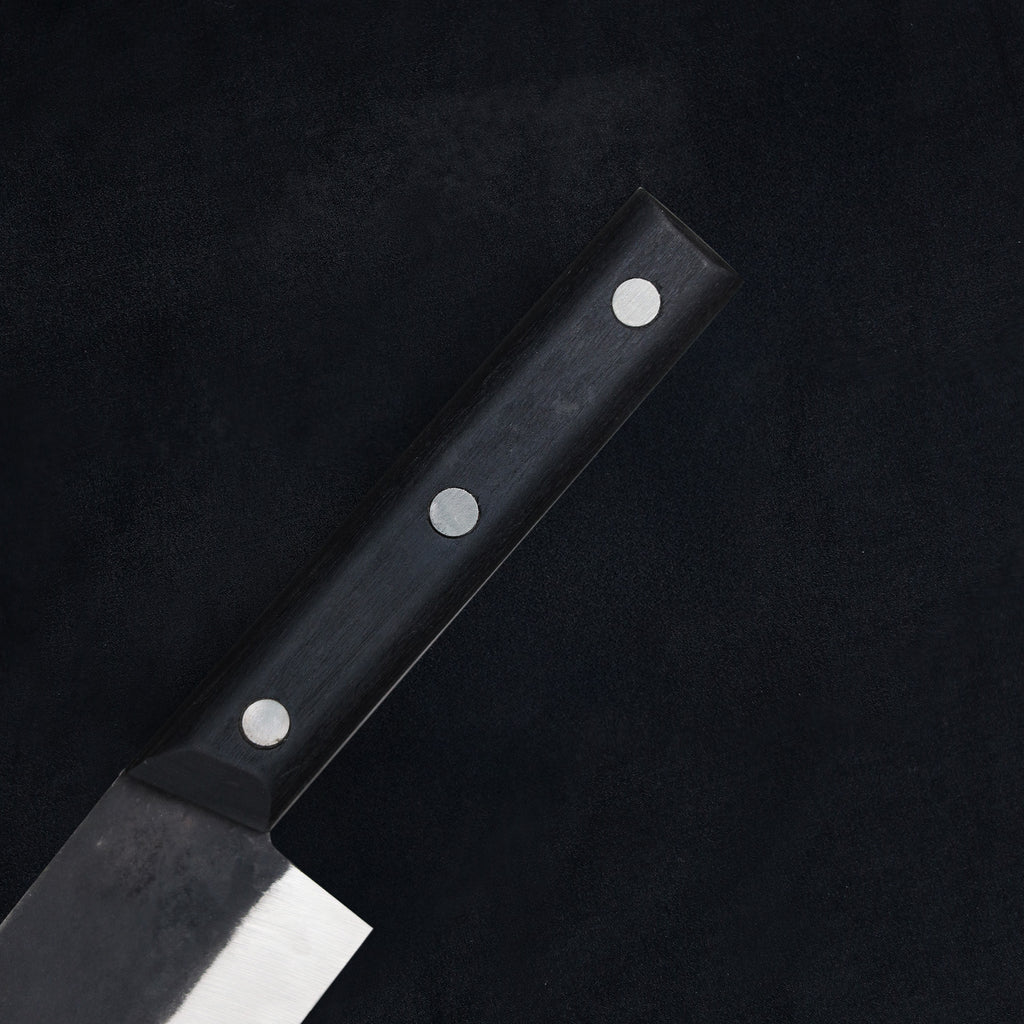 Edge Pro Chef Knife Carbon Steel #1 Black Ebony Wood Handle 221mm