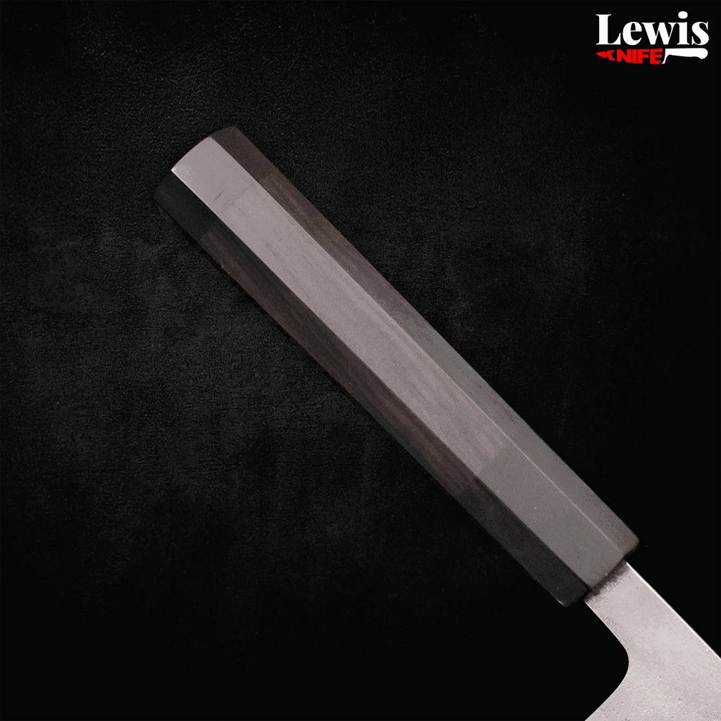 Bunka SKD11 Nashiji Buffalo Ebony Handle 165mm - Lewis Knife