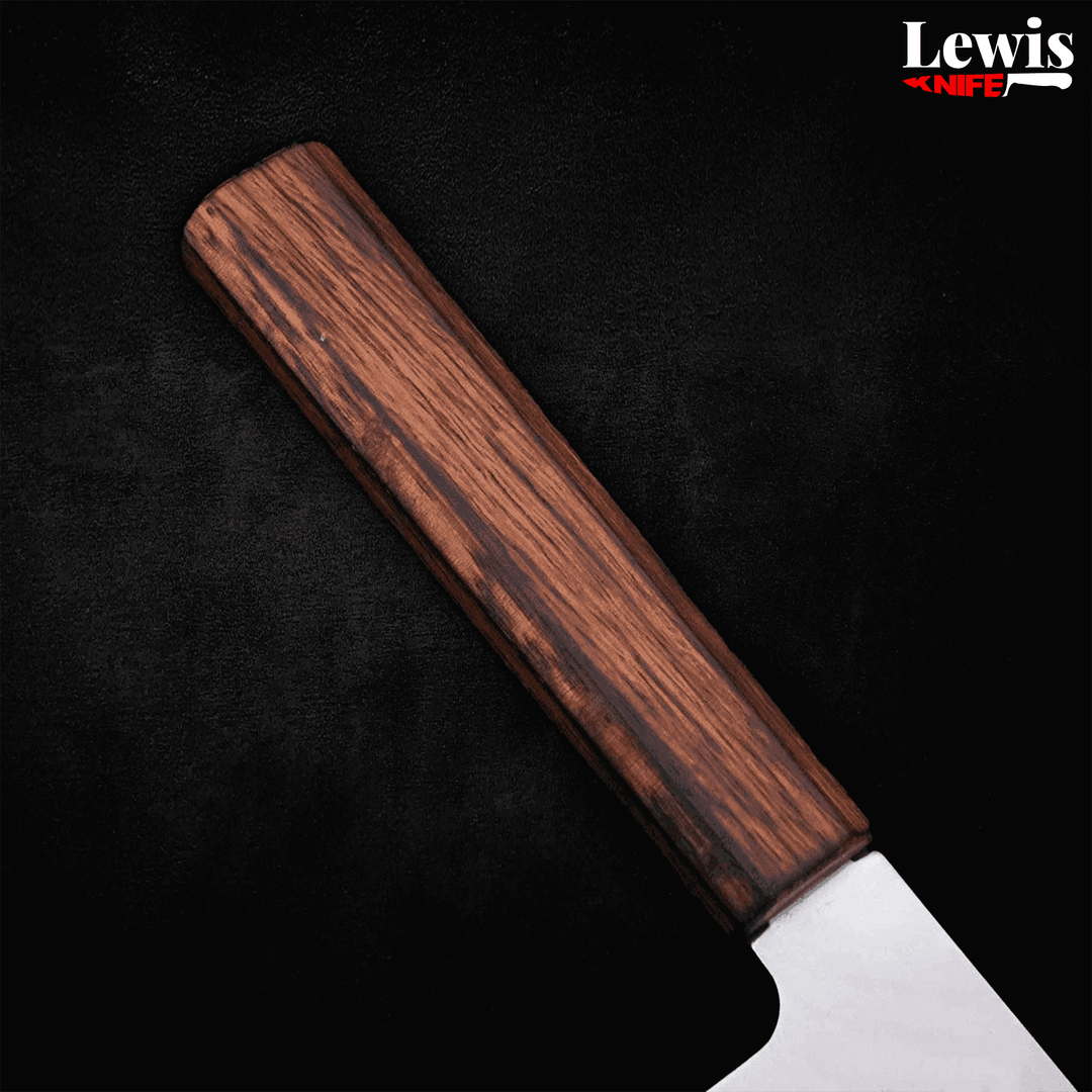 Nakiri VG-10 Damascus Sumi Urushi Handle 165mm - Lewis Knife