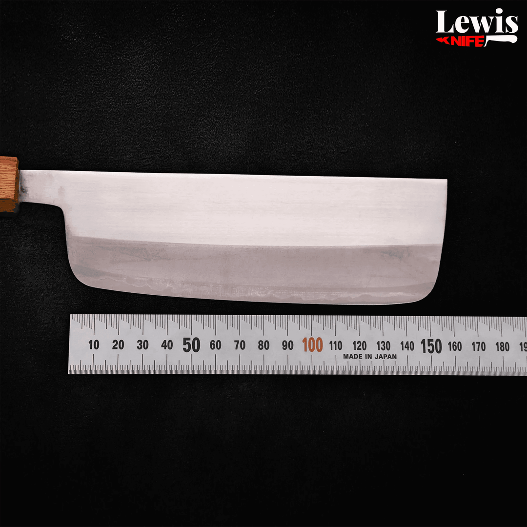 Nakiri White Steel #2 Polished 165mm - Lewis Knife