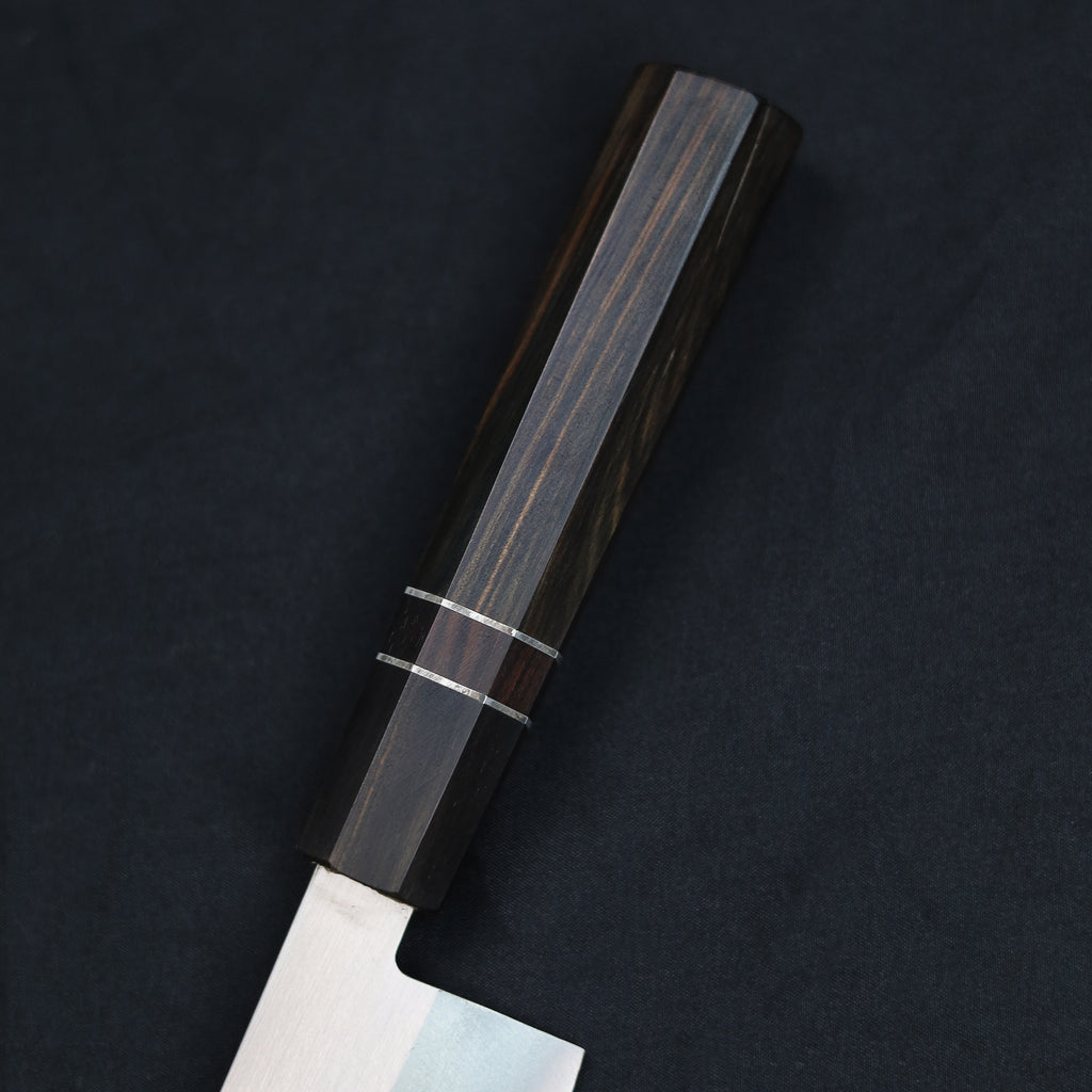 Nakiri VG-10 Japanpese Steel #2 Black Ebony Wood Handle 165mm