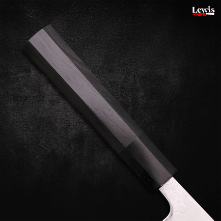 Bunka SLD Wave Nickel Damascus 170mm - Lewis Knife