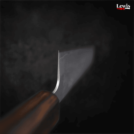 Bunka Silver Steel #3 Nashiji 170mm - Lewis Knife