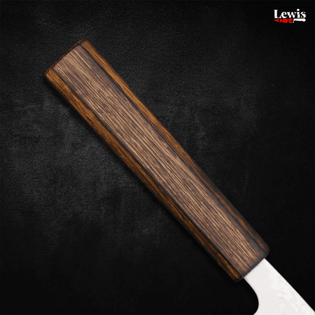 Bunka Silver Steel #3 Nashiji 170mm - Lewis Knife