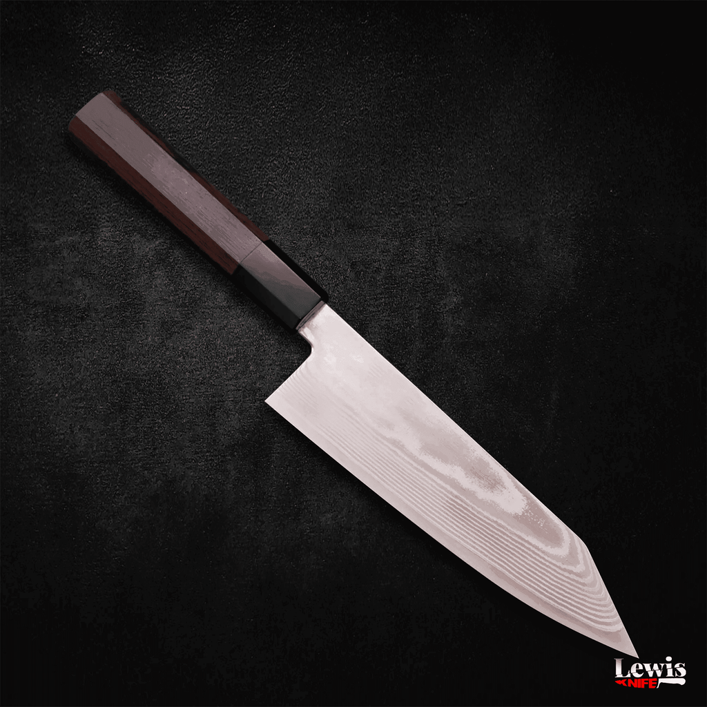 Bunka Steel Damascus 170mm - Lewis Knife
