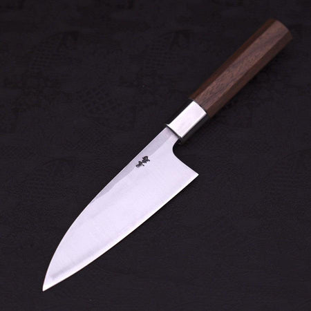Deba-White-steel-1-Walnut-Handle-150mm-White-steel-1-Japanese-Handle-Musashi-Japanese-Kitchen-Knives-2 - Lewis Knife