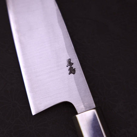 Deba-White-steel-1-Walnut-Handle-150mm-White-steel-1-Japanese-Handle-Musashi-Japanese-Kitchen-Knives-3 - Lewis Knife