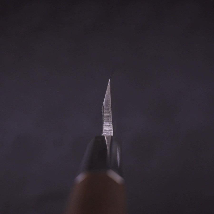 Deba-White-steel-1-Walnut-Handle-150mm-White-steel-1-Japanese-Handle-Musashi-Japanese-Kitchen-Knives-4 - Lewis Knife