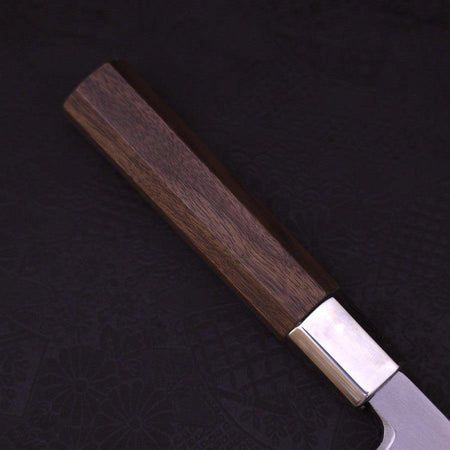 Deba-White-steel-1-Walnut-Handle-150mm-White-steel-1-Japanese-Handle-Musashi-Japanese-Kitchen-Knives-6 - Lewis Knife
