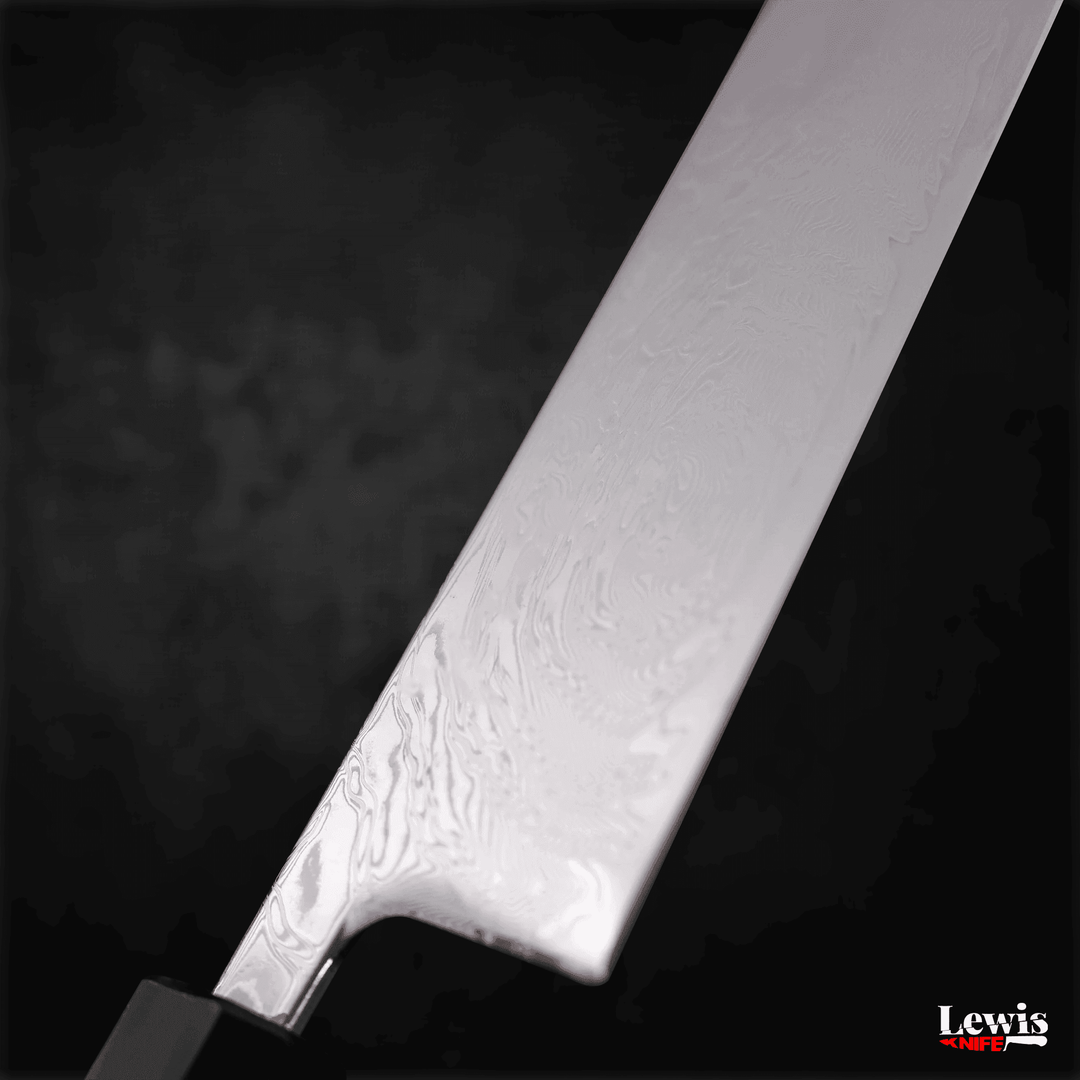 Gyuto SLD Wave Nickel Damascus 240mm - Lewis Knife
