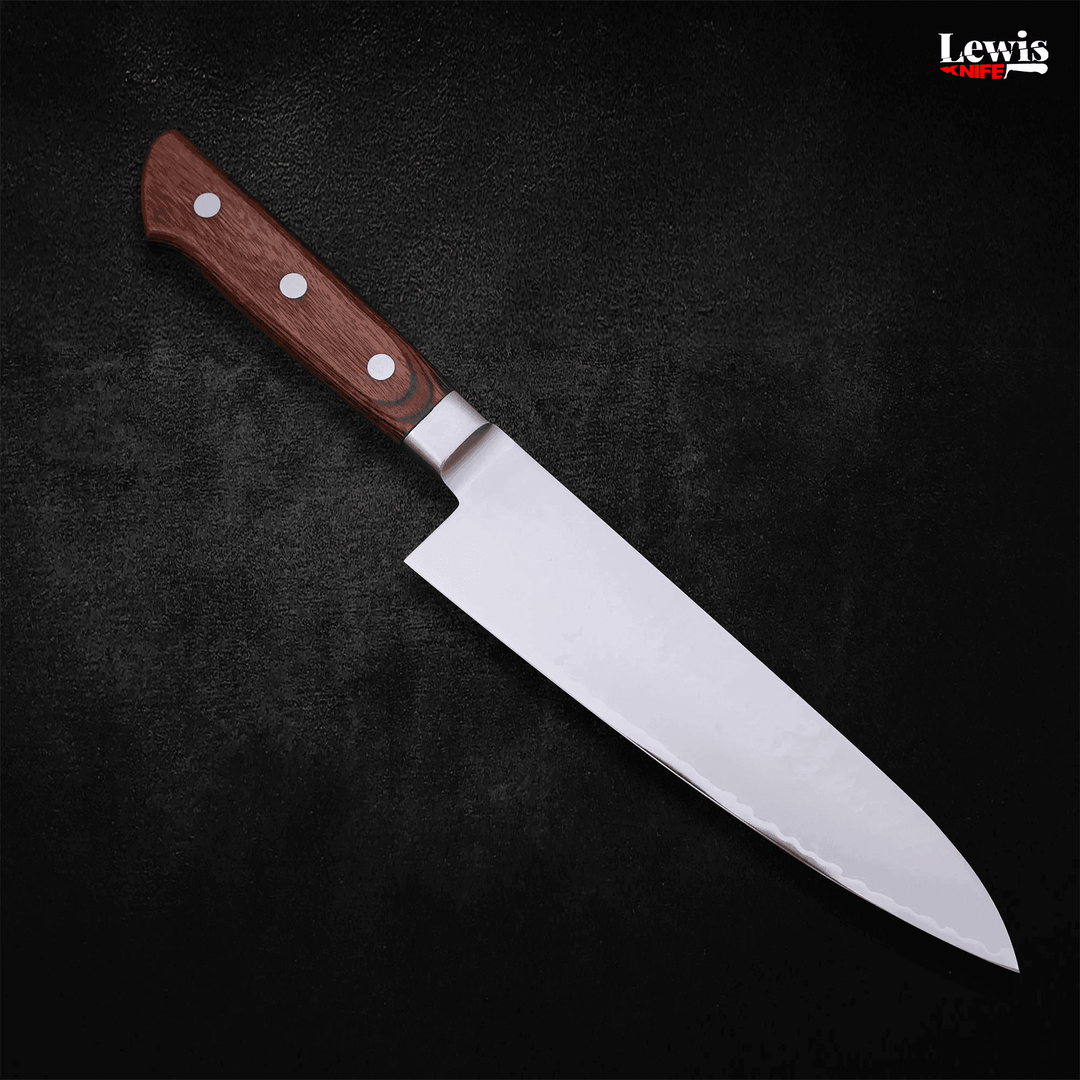 Gyuto VG-5 Tsuchime 180mm - Lewis Knife