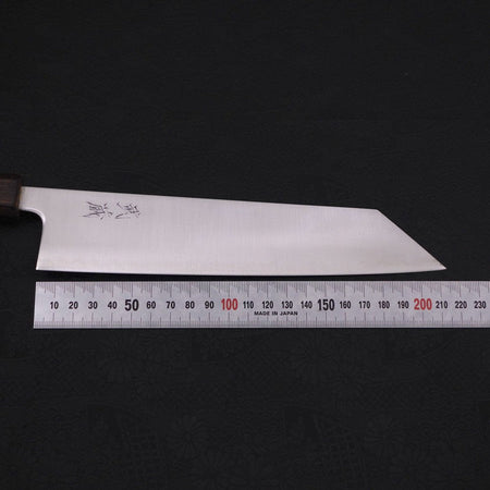 Kiritsuke-Stainless-Clad-Blue-Super-Polished-Sumi-Urushi-Handle-210mm-Blue-Super-Polished-Japanese-Handle-Musashi-Japanese-Kitchen-Knives-7 - Lewis Knife