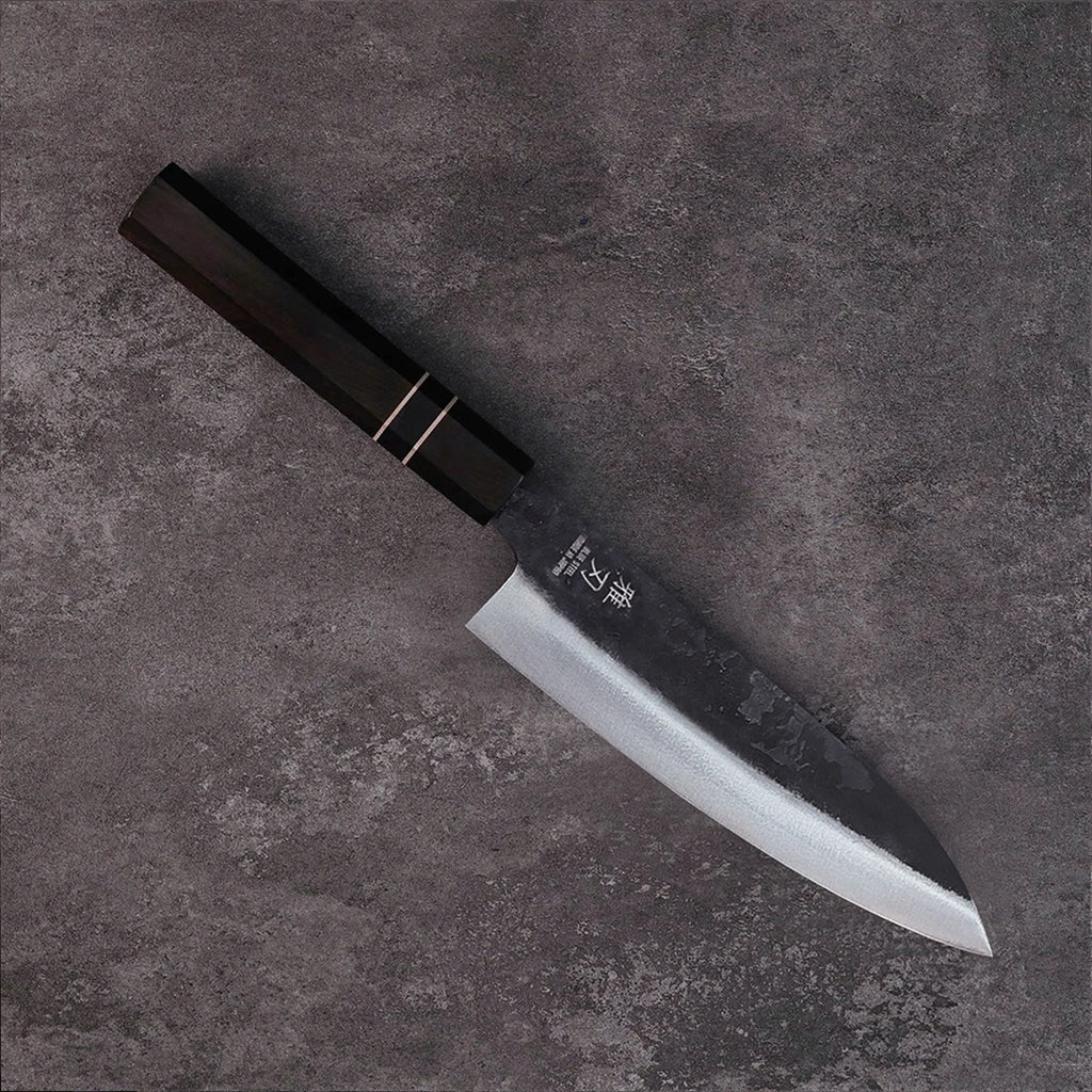 Gyuto Blue Steel Ebony Wood Handle 190mm