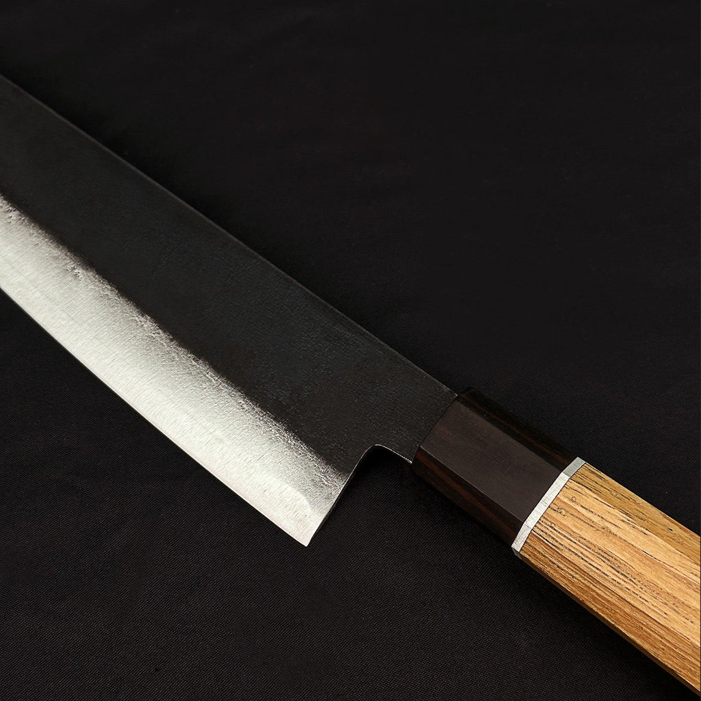 Bunka & Nakiri Japanese Blue Steel V3 Knife Set - Lewis Knife