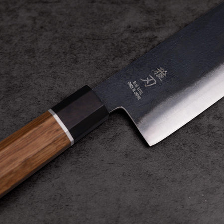 Blue Steel Rosewood Handle Knife - Lewis Knife