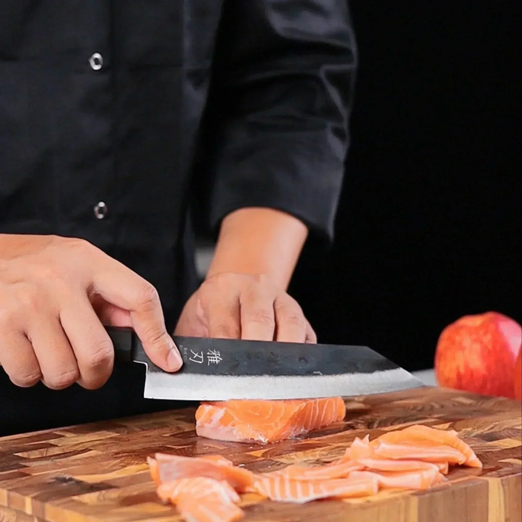 Japanese bunka knife for precise and sharp slicing