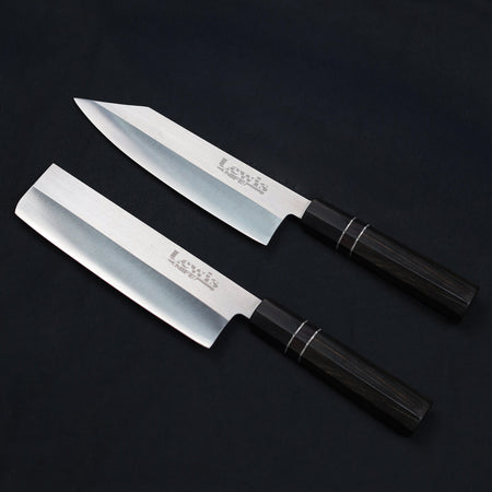 Bunka & Nakiri VG-10 Japanese Knife Set V2 - Lewis Knife