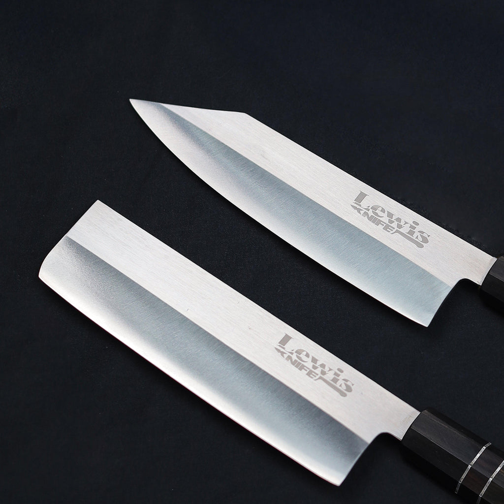 Bunka & Nakiri VG-10 Japanese Knife Set V2 - Lewis Knife