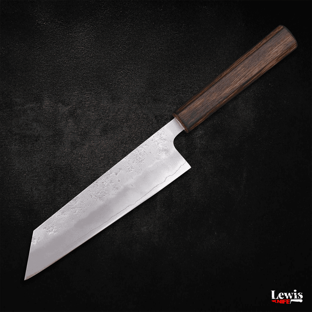 Bunka Silver Steel #3 Nashiji Sumi Urushi Handle 170mm - Lewis Knife