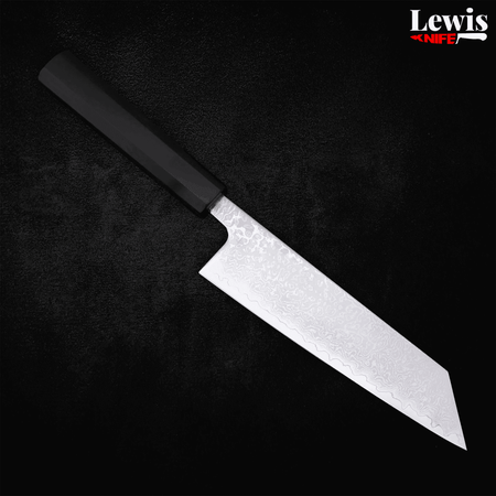 Bunka VG-10 Damascus Buffalo Ebony Handle 170mm - Lewis Knife