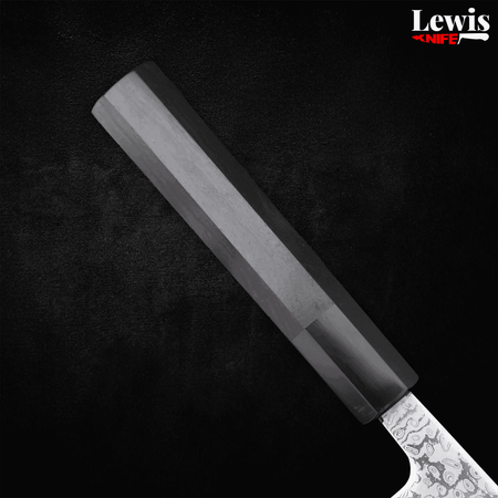 Bunka VG-10 Damascus Buffalo Ebony Handle 170mm - Lewis Knife
