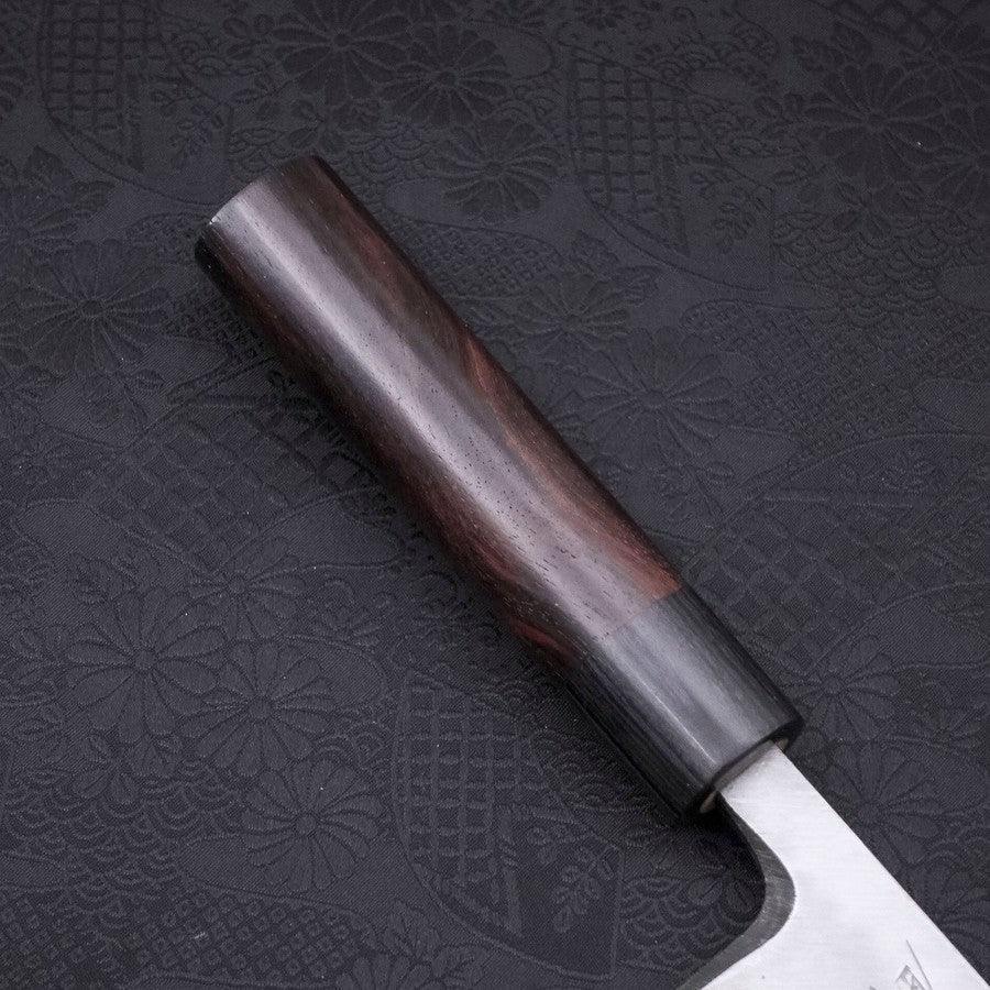 Deba Blue Steel #2 Damascus Shitan Handle 165mm - Lewis Knife