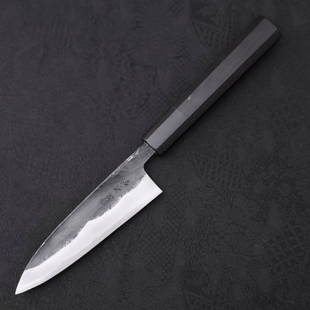 Funayuki Sabaki Blue Super Kurouchi Buffalo Ebony Handle 120mm - Lewis Knife
