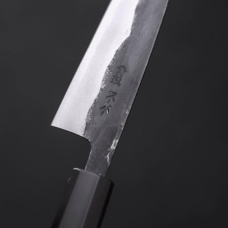Funayuki Sabaki Blue Super Kurouchi Buffalo Ebony Handle 120mm - Lewis Knife
