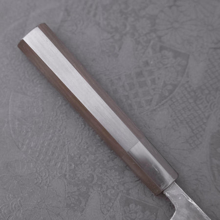 Funayuki Sabaki Blue Super Kurouchi Buffalo Ebony Handle 120mm - Lewis Knife