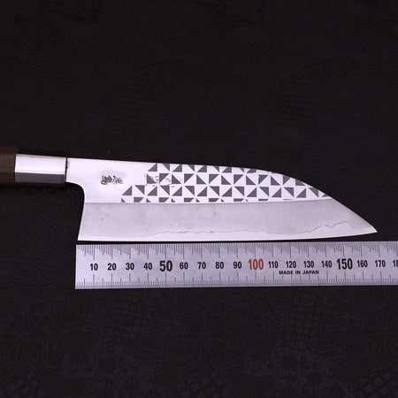 Funayuki Silver Steel #3 Kazaguruma Walnut Handle 165mm - Lewis Knife