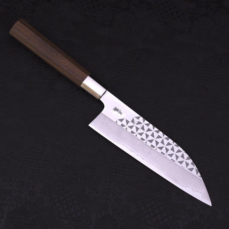 Funayuki Silver Steel #3 Kazaguruma Walnut Handle 165mm - Lewis Knife